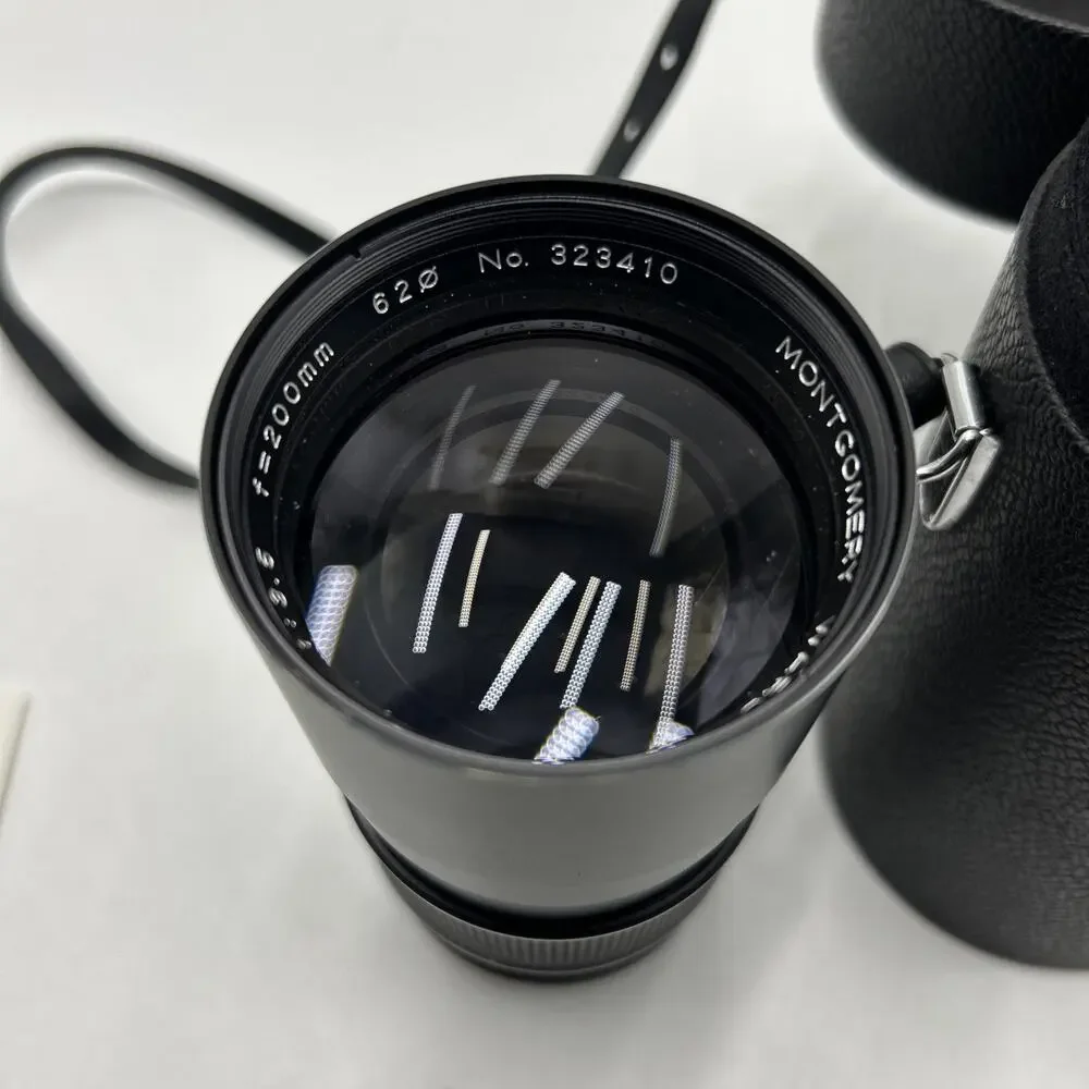 Vintage Montgomery WARD 67-583 Telephoto Lens 62 mm 1:3.5 f=200mm auto Japan